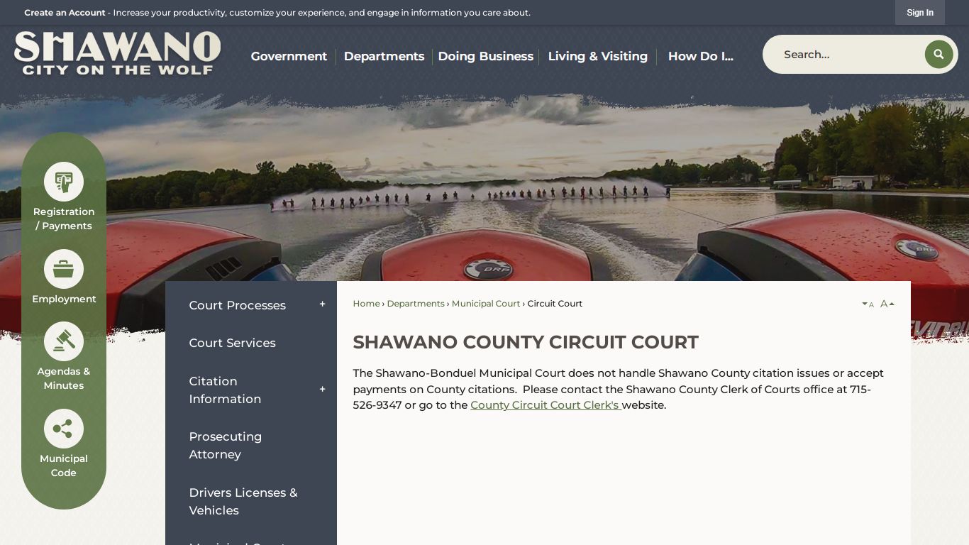 Shawano County Circuit Court | Shawano, WI - Official Website